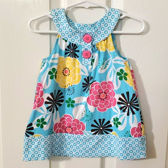 Carter's 9 Months Tank Dress With Diaper Cover - Picture 2 of 3